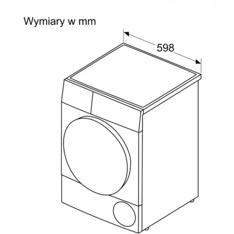 WQB246CMPL veļas žāvētājs
