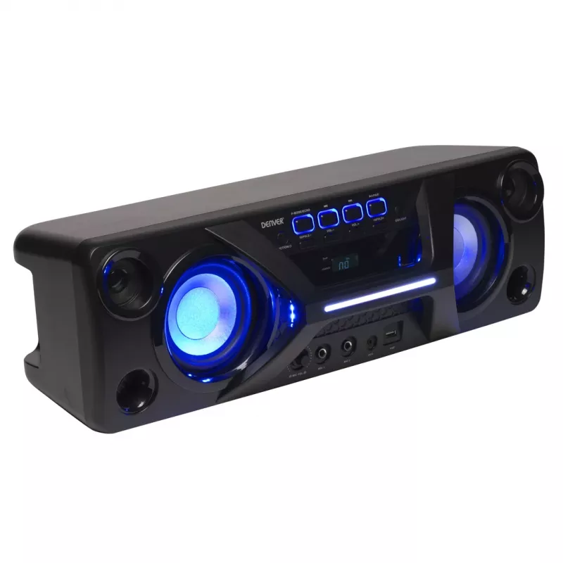 Denver BTB-410NR Stereo Portable Speaker Melns