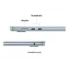 MacBook Air 15, Starlight, M4 (10-CPU/10-GPU), 24GB, 512GB, vācu, 35W Dual USB-C Port Power Adapter, MC6K4D/A