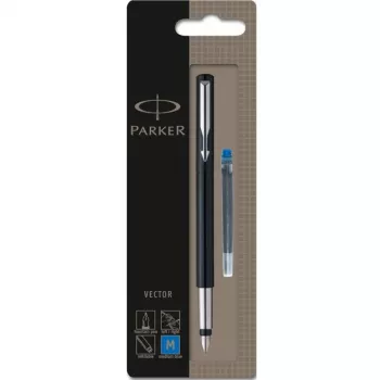 Pildspalva Parker Vector Melns