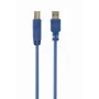 Gembird - USB kabelis - USB Typee a (M) Zu USB Typee B (M) - USB 3.0 - 1.8 M - Moulded - Zils