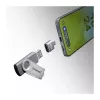 Intenso 3 gab. USB adapteris USB-A -> USB-C C480C Alumīnijs