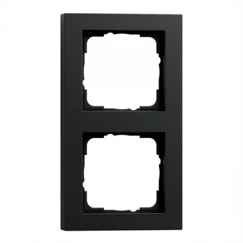 Rāmis 2 moduļiem Gira E2 melns – modelis 21209