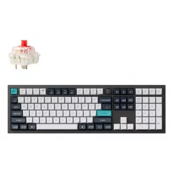 Mehāniskā tastatūra Keychron Q6 Max QMK VIA ar Gateron Jupiter slēdžiem, pilna izmēra izkārtojums