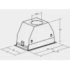 CATA GC DUAL BK melns 600 m³/h