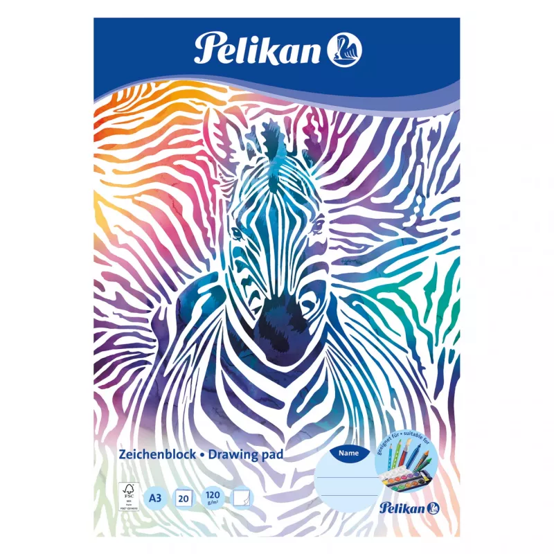 Kartons Pelikan 236799 20 loksnes 120 g/m² A3