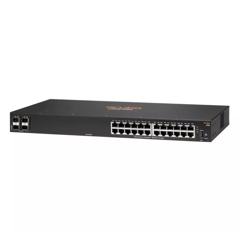 HPE Aruba Networking CX 6100 24G 4SFP+ slēdzis