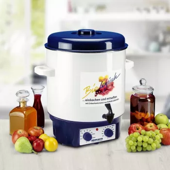 Karstvīna un konservēšanas katls KA 1804 (Balts/Zils, 1800 W, 27 L)