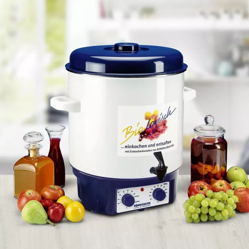 Karstvīna un konservēšanas katls KA 1804 (Balts/Zils, 1800 W, 27 L)