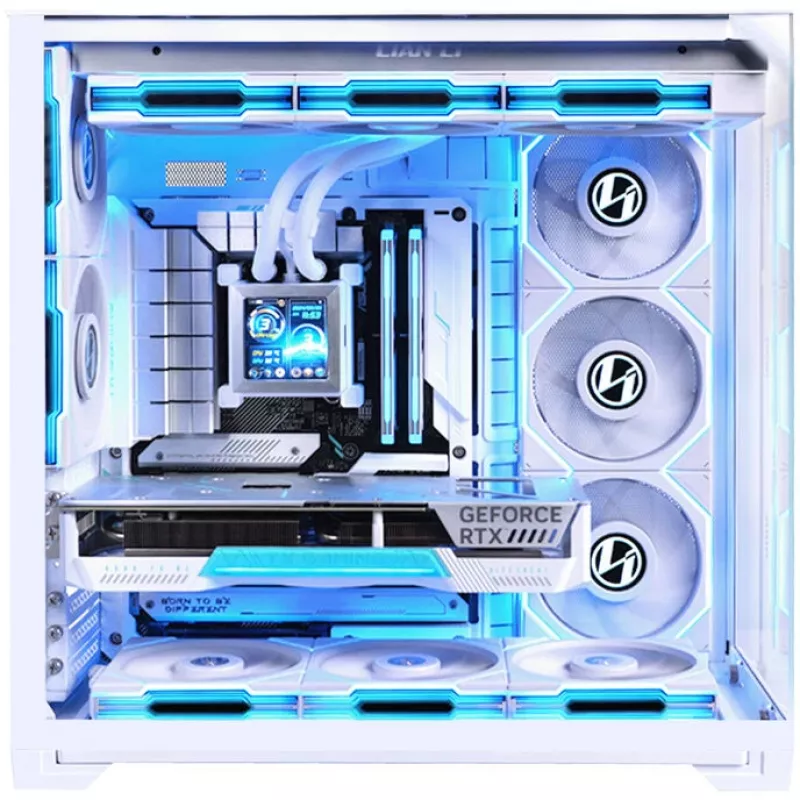 PC korpuss Lian Li 011 Vision Compact Tower balts