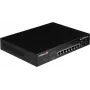 Edimax Pro GS-5208PLG V2 - V2 - Slēdzis - Viedais - 8 x 10/100/1000 (PoE+) + 2 x 1000Base-X SFP - montējams statīvā - PoE+ (160 W)