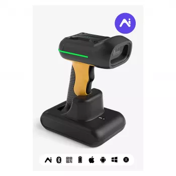 Inateck Barcodescanner 75S melns [BCST-75S_black]
