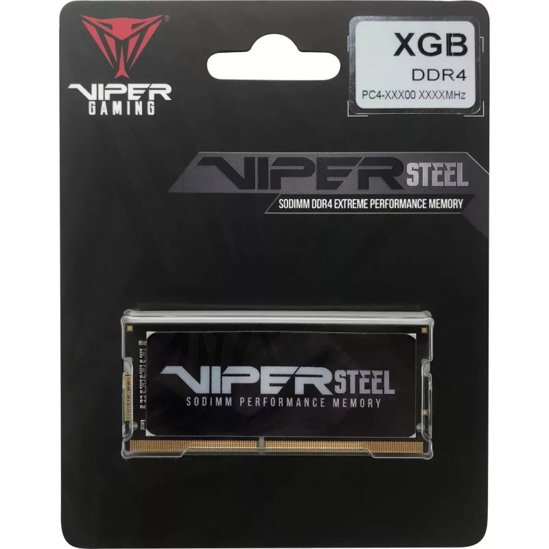 SO-DIMM 32 GB DDR4-2400, atmiņa pelēka, PVS432G240C5S, Viper Steel, INTEL XMP