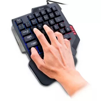 Inter-Tech KB-3035 spēļu tastatūra USB QWERTY melna