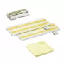 Kärcher 2.863-346.0 - grīdas lupata - balta - dzeltena - audums - Kärcher SC 2 Deluxe - SC 2 EasyFix - SC 3 EasyFix - SC 4 Deluxe - SC 4 EasyFix - SC 4 EasyFix - Iron SC... - 345 mm - 11