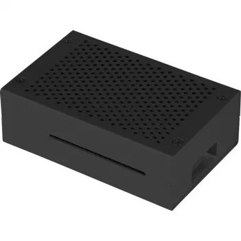 Alumīnija korpuss Raspberry Pi 4 B, JYT modelis RB-AlucaseP4+01B, melns