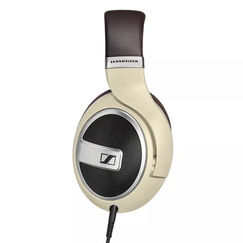 Austiņas Sennheiser HD 599 — vadu apļveida, 50 Ω, 12–38500 Hz, 1,2 m kabelis, ziloņkaula krāsa