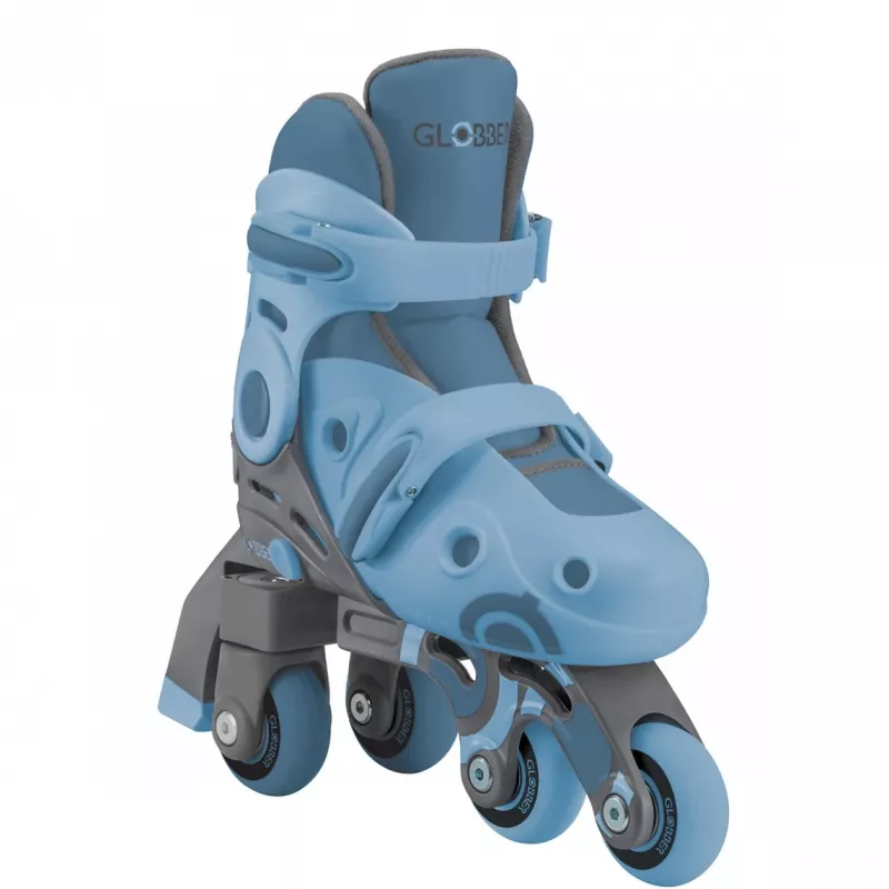 Iekšpuses skrituļslidas GLOBBER Learning Skates 2 in 1 izmērs 26-29 zilas