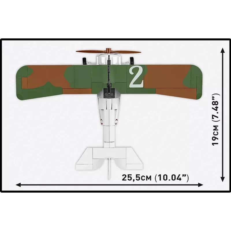 Konstruktors Cobi Blocks Nieuport 17 C.1 277 gab. — Modeļa lidmašīnas komplekts, kolekcionējams klucīšu komplekts