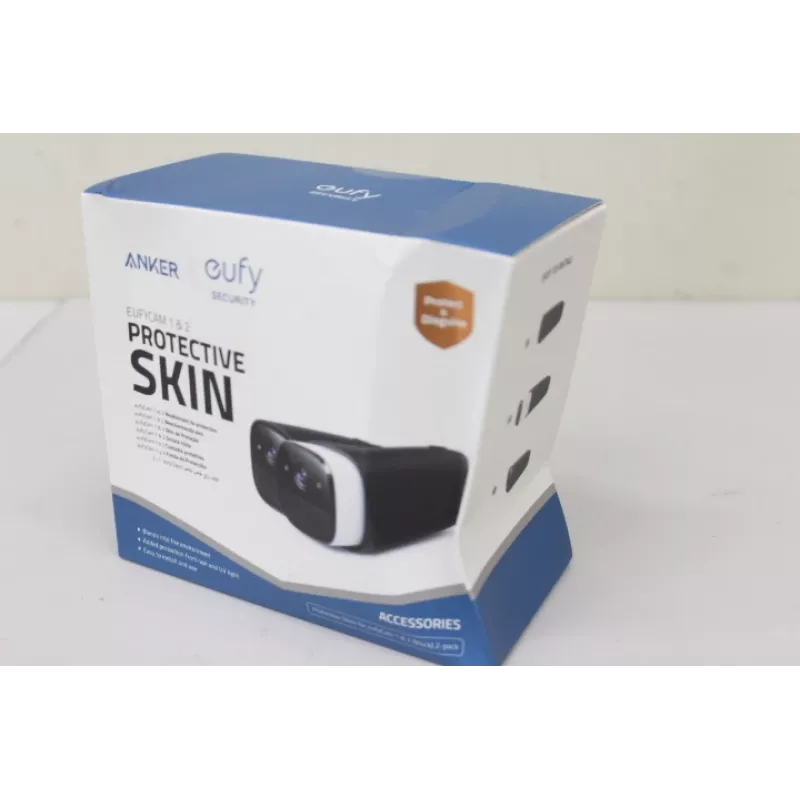 Silikona apvalku komplekts Anker Eufy 2 melns, paredzēts EufyCam EufyCam 2
