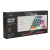 Savio ASTRAL WHITE JADE 3 COLOURS tastatūra Gaming USB QWERTY US International