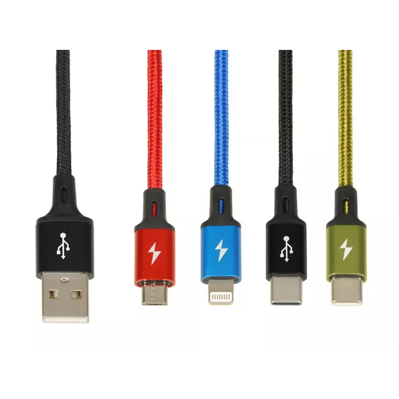 Universal 4 in 1 charging kabelis I-BOX USB IKUM4W1