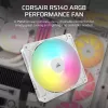 Ventilators Corsair RS140 ARGB 14 cm balts 330-1700 RPM