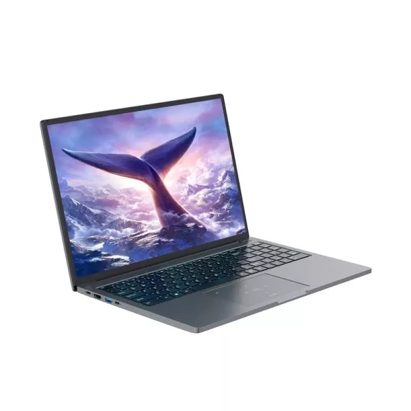 Klēpjdators BLACKVIEW GamiBook-8 — 16 collu WUXGA IPS, AMD Ryzen 7 7735HS 8‑kodolu 4,75 GHz, 32 GB DDR5, 1 TB SSD, Radeon 680M, Windows 11 Pro, Zvaigžņu pelēks