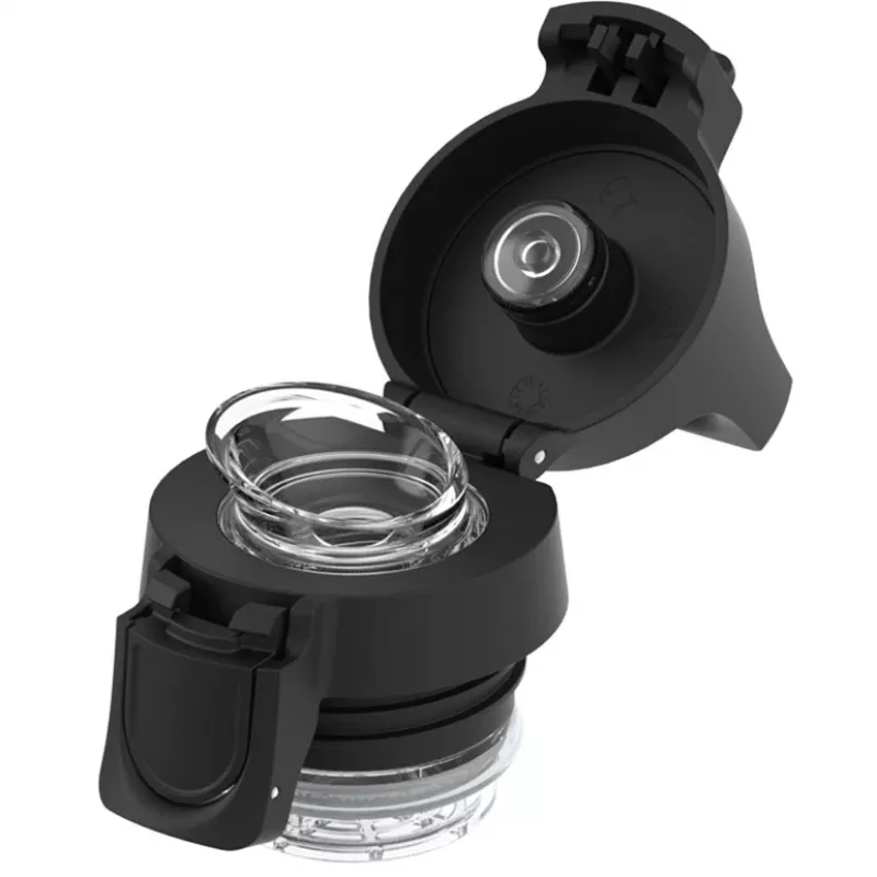 SIGG 8998.10 termoss 0,55 L, melns nerūsējošais tērauds