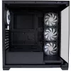 LC-Power korpuss MidiTower 715B melns USB3.2/Audio bez barošanas bloka SEAMLESS_X (LC-715B-ON)