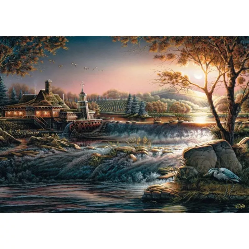 Terry Redlin: Lichter in der Wildnis, Puzzle 1000 gabali