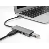 DeLOCK 63171 USB centrmezgls 3.2 Gen 1 A tipa 5000 Mbit/s Pelēks