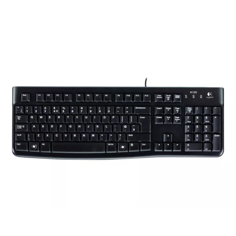 Klaviatūra Logitech K120 vadu klaviatūra