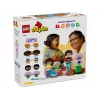 Konstruktors LEGO DUPLO 10423 uzbūvējamu cilvēku komplekts, 71 gab., vecumam no 3 gadiem, figūras augstums 260 mm
