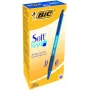 BIC lodīšu pildspalvas SOFTFEEL CLIC 0,32 mm, zila, Kaste 12 gab. 914346