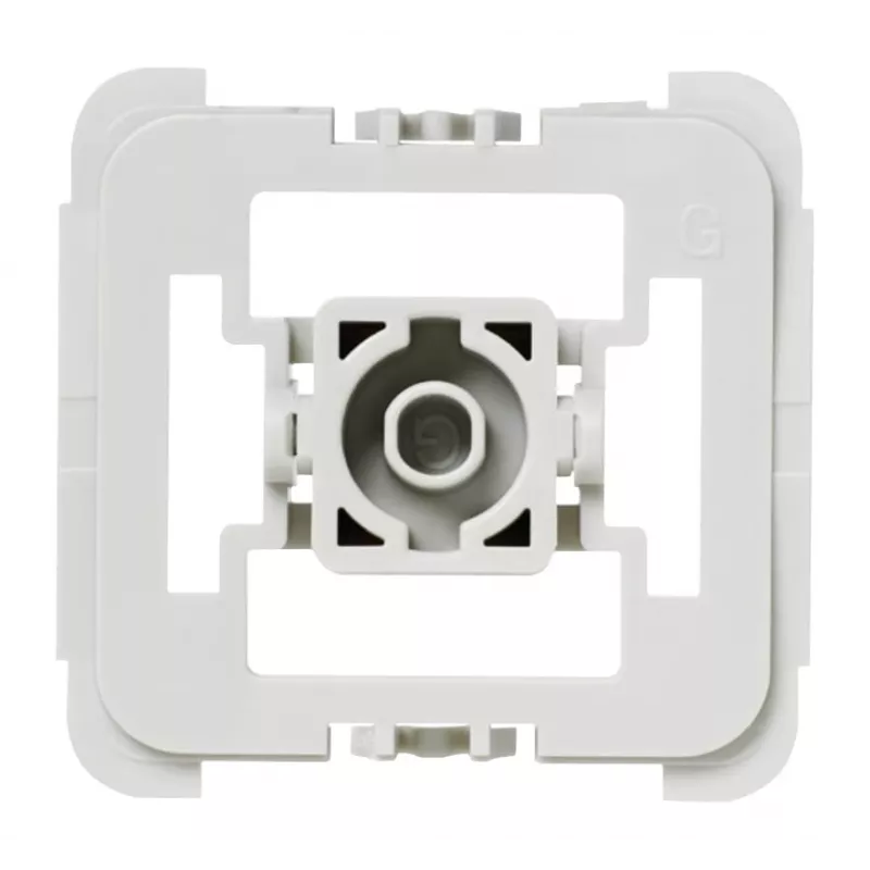 Iebūvēts dimmers un slēdzis Homematic IP EQ3-ADA-G55, balts, maiņstrāva, 54×18×53 mm