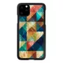 Viedtālruņa maciņš iKins iPhone 11 Pro Max — Mosaic Melns aizsargapvalks