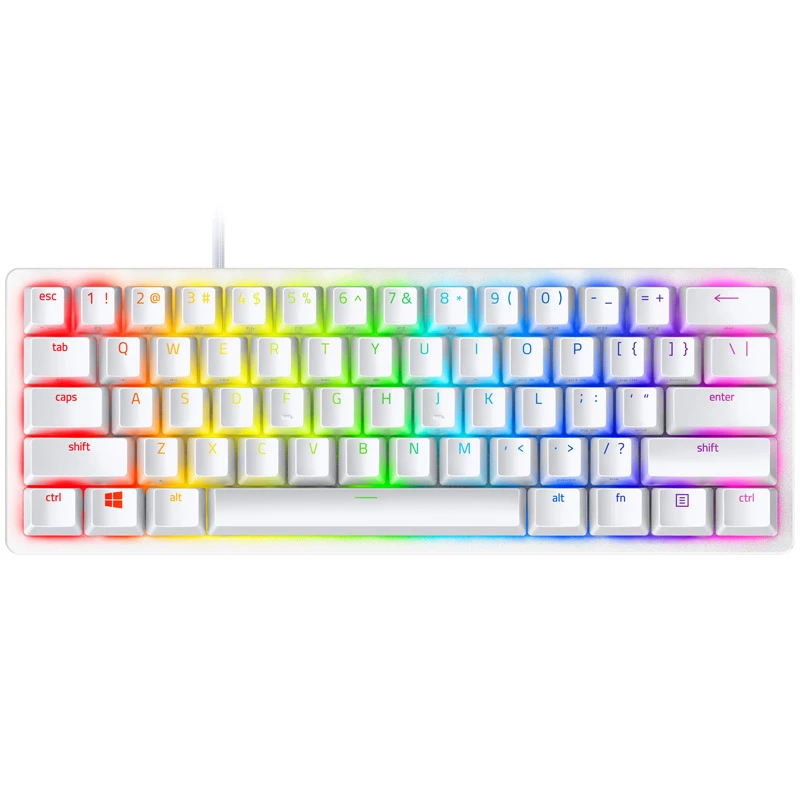 Razer Huntsman Mini tastatūra spēlēm USB QWERTY angļu balta