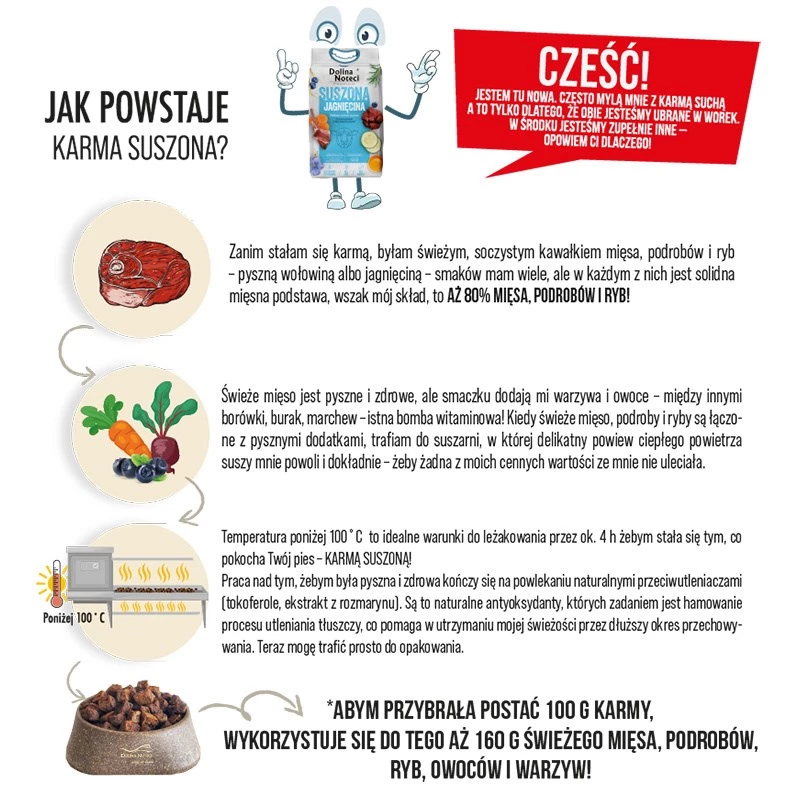DOLINA NOTECI Premium Beef - sausa suņu barība - 3kg