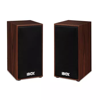 Skaļrunis IBOX IGLSP1 vadu 2.0 galda skaļrunis 10 W Cherry