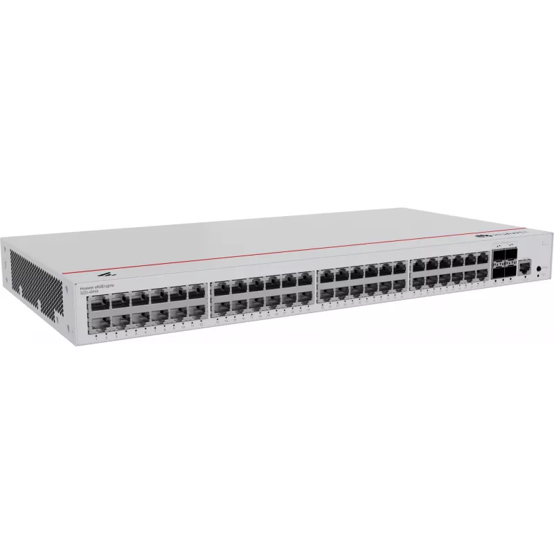 HUAWEI eKit S220 Series S220-48P4X pārvaldāms L2 Gigabit Ethernet (10/100/1000) Power over Ethernet (PoE) 1U pelēks