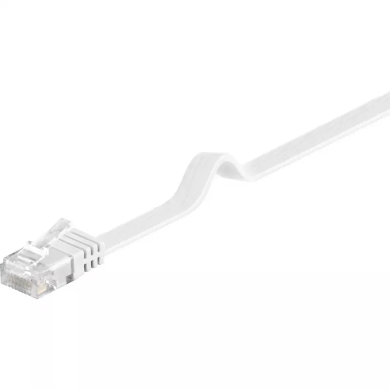 Wentronic 95150 Ethernet komutācijas kabelis balts