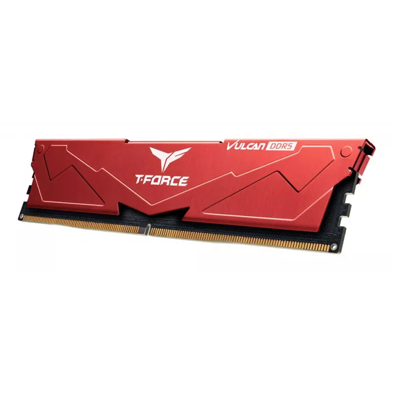 Team Group VULCAN FLRD532G6000HC30DC01, 32 GB, 2 x 16 GB, DDR5, 6000 MHz, 288-pin DIMM, sarkana