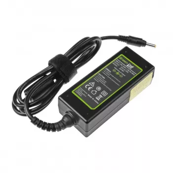 Strāvas adapteris zaļa Cell AD76P 45W Lenovo klēpjdatoriem, 20V 2.25A, maiņstrāvas-līdzstrāvas, 100–240 V ieeja, melns