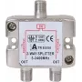 2 virzienu SAT sadalītājs ShiverPeaks BASIC-S 5–2400 MHz ar DC caurlaidi