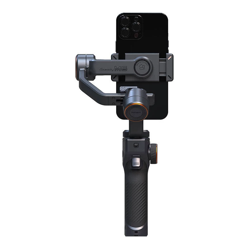 Smartphone camera stabilizer Hohem iSteady M6 Kit Melns 2600 mAh