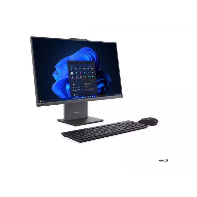 All-in-One dators Lenovo ThinkCentre neo 55a 24 Gen 6 Touch 23,8 collu FHD, AMD Ryzen 5 220, 16GB RAM, 512GB SSD, AMD Radeon 740M, Windows 11 Pro, angļu tastatūra, Luna pelēka, 3 gadu garantija