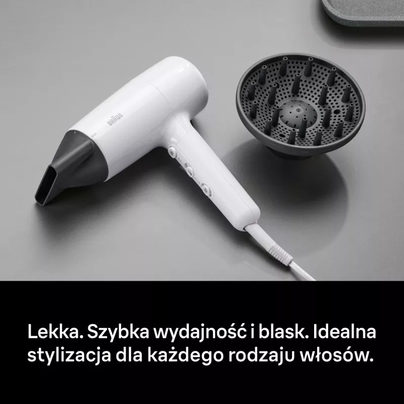 Matu žāvētājs Braun BRHD226E 2200W Jonu Tehnoloģija Viegls