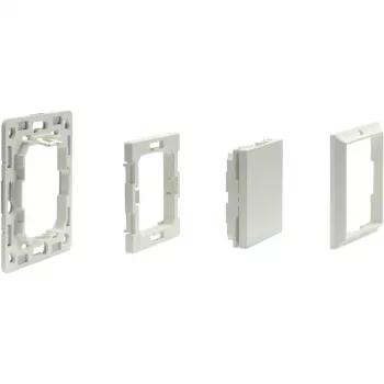 Shelly · Plug & Play Accessory·BLU Wall Switch 4 adapteris Gira & Merten·