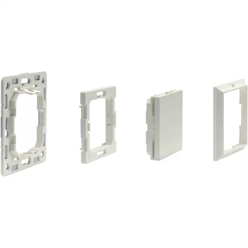 Shelly · Plug & Play Accessory·BLU Wall Switch 4 adapteris Gira & Merten·